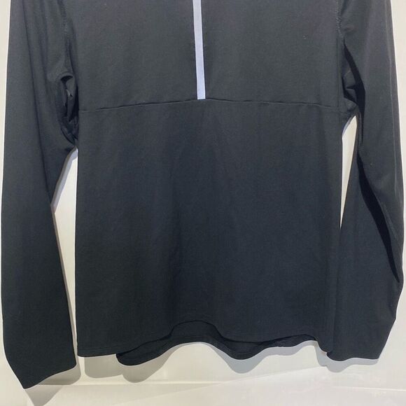Nike Running Women's Black Dri-Fit Half Zip Long Sleeve Athletic Shirt Medium - Picture 2 of 9